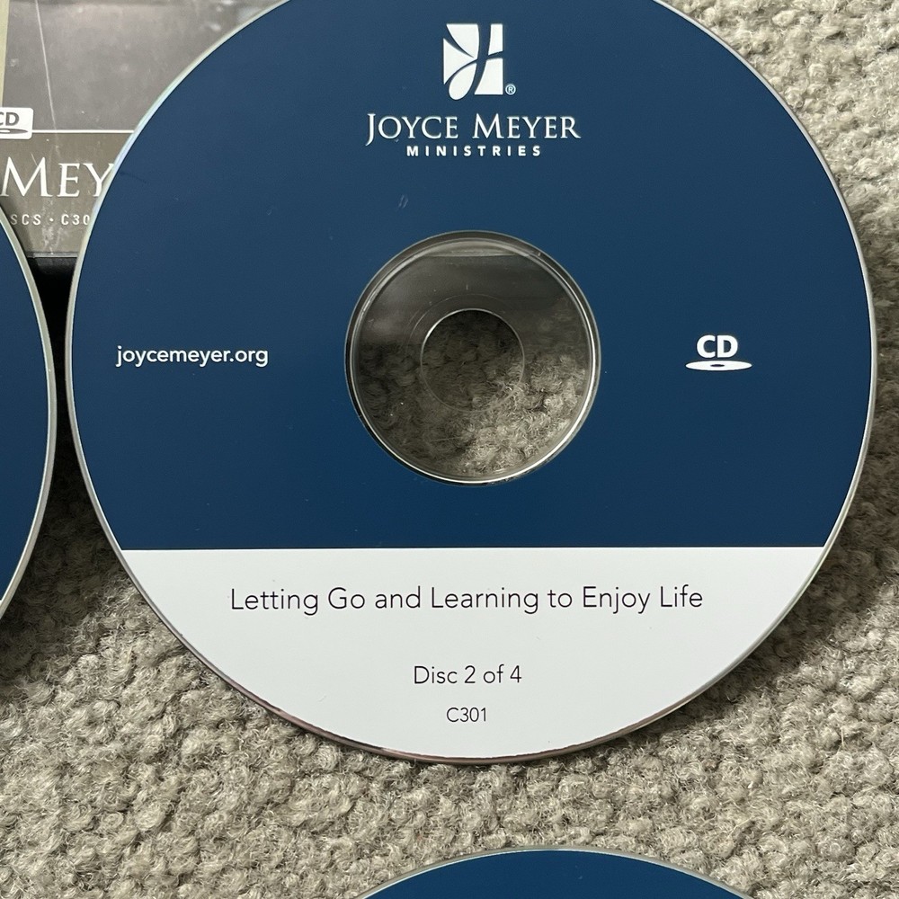 Joyce Meyer “Living With Out Frustration” Four Cd Teaching Set