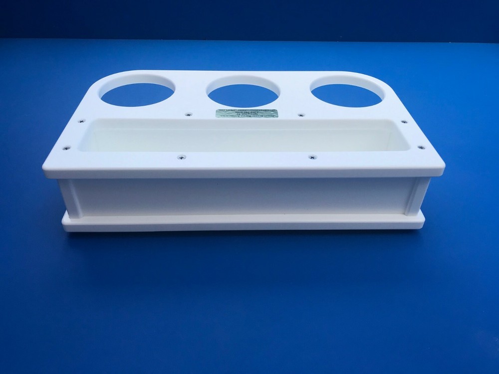 Marine Boat 3 Cup Holder With Storage Box