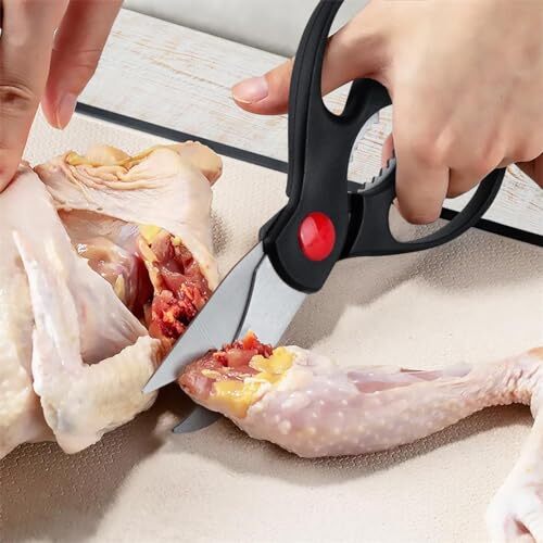 Kitchen Shears Set - QtoiKce Kitchen Scissors 3 Pack All Purpose Poultry Shears