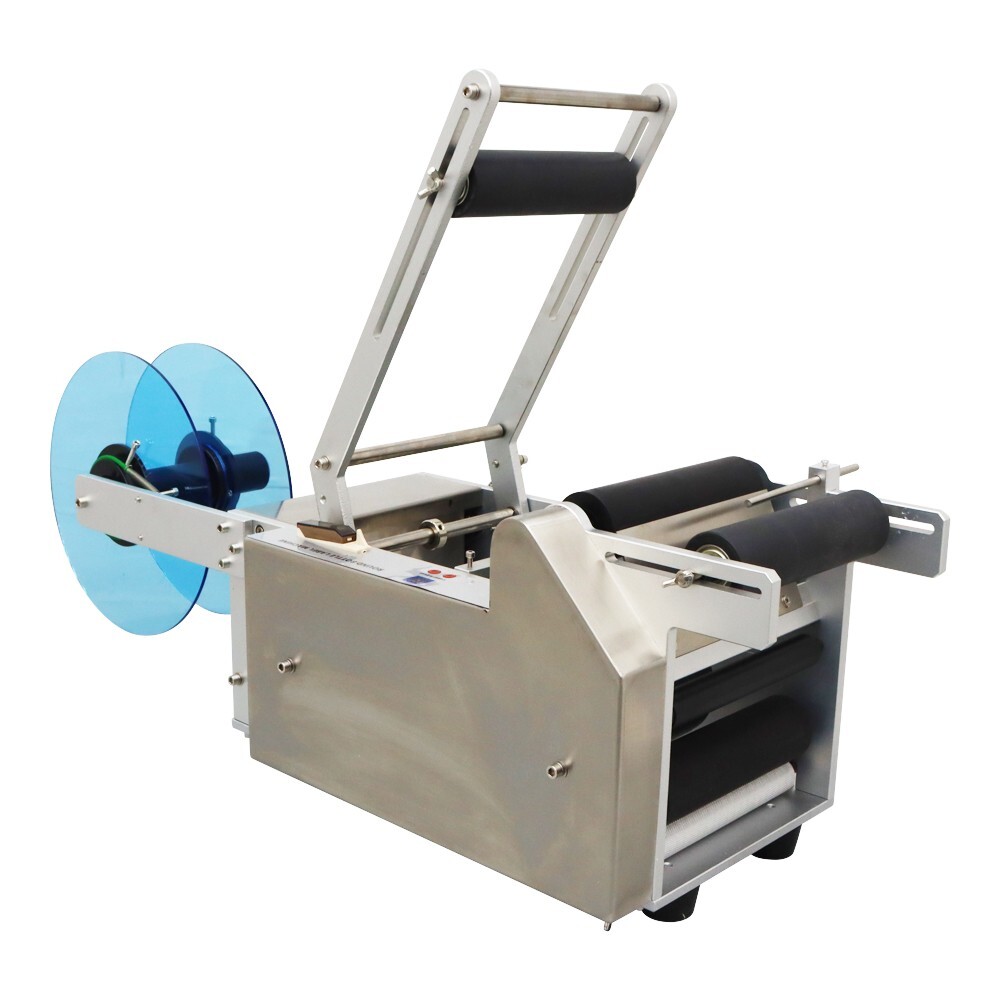 Round Bottle Labeling Machine Label Applicator Machine Packing Tool Ф0.47"-3.54"