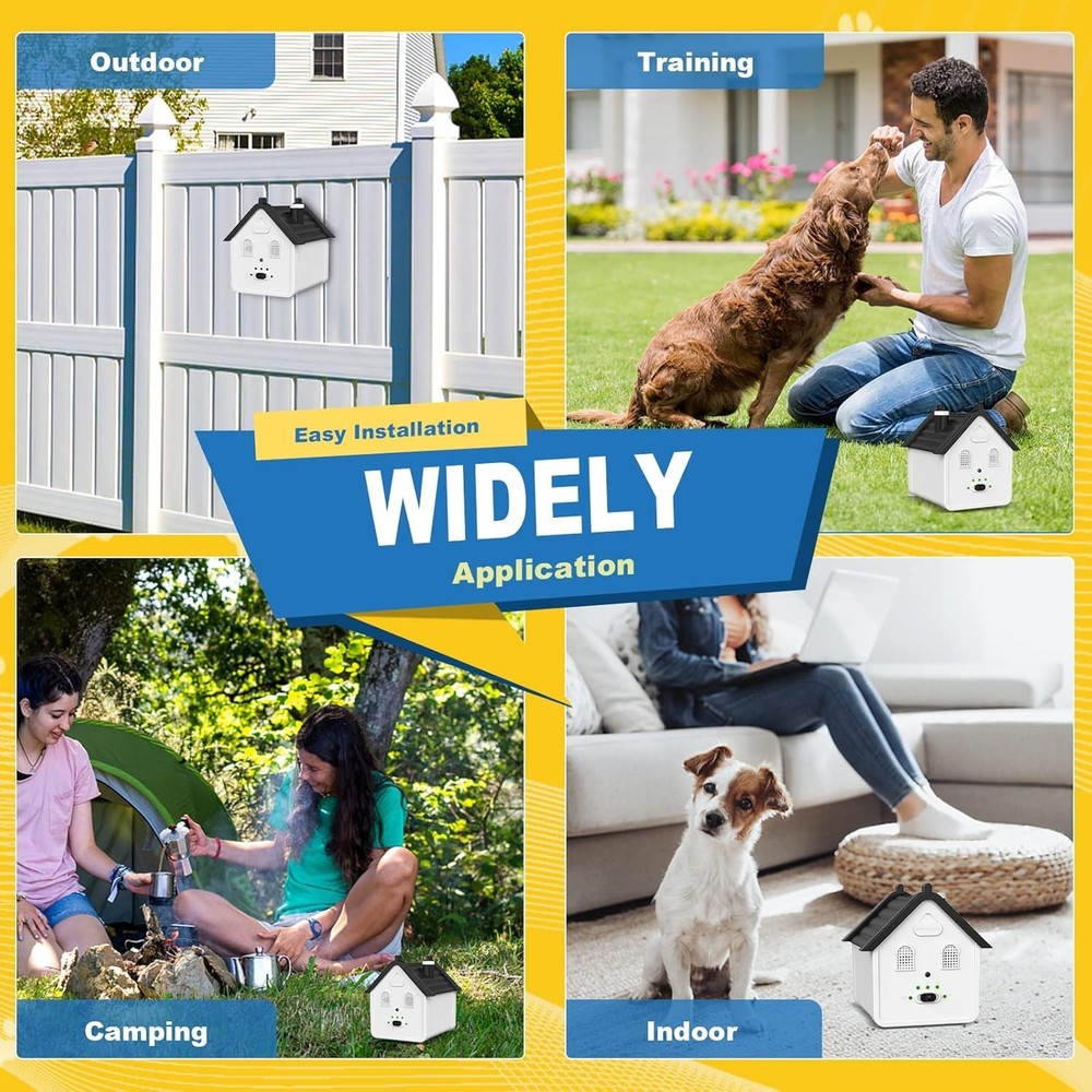 Effective Anti Barking Deterrent - 3 Adjustable Levels Bark Control Device, 5...
