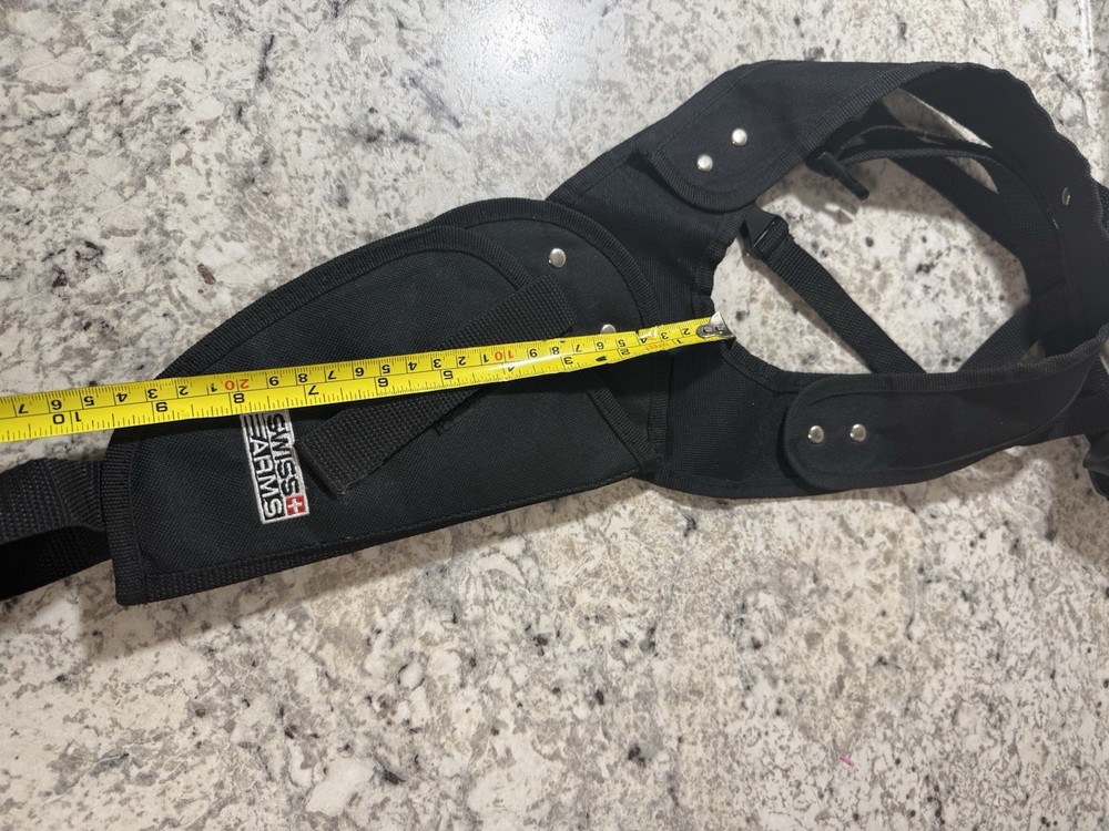 Swiss Arms Vertical (Universal) Lightweight Shoulder Holster Concealed Cary EUC