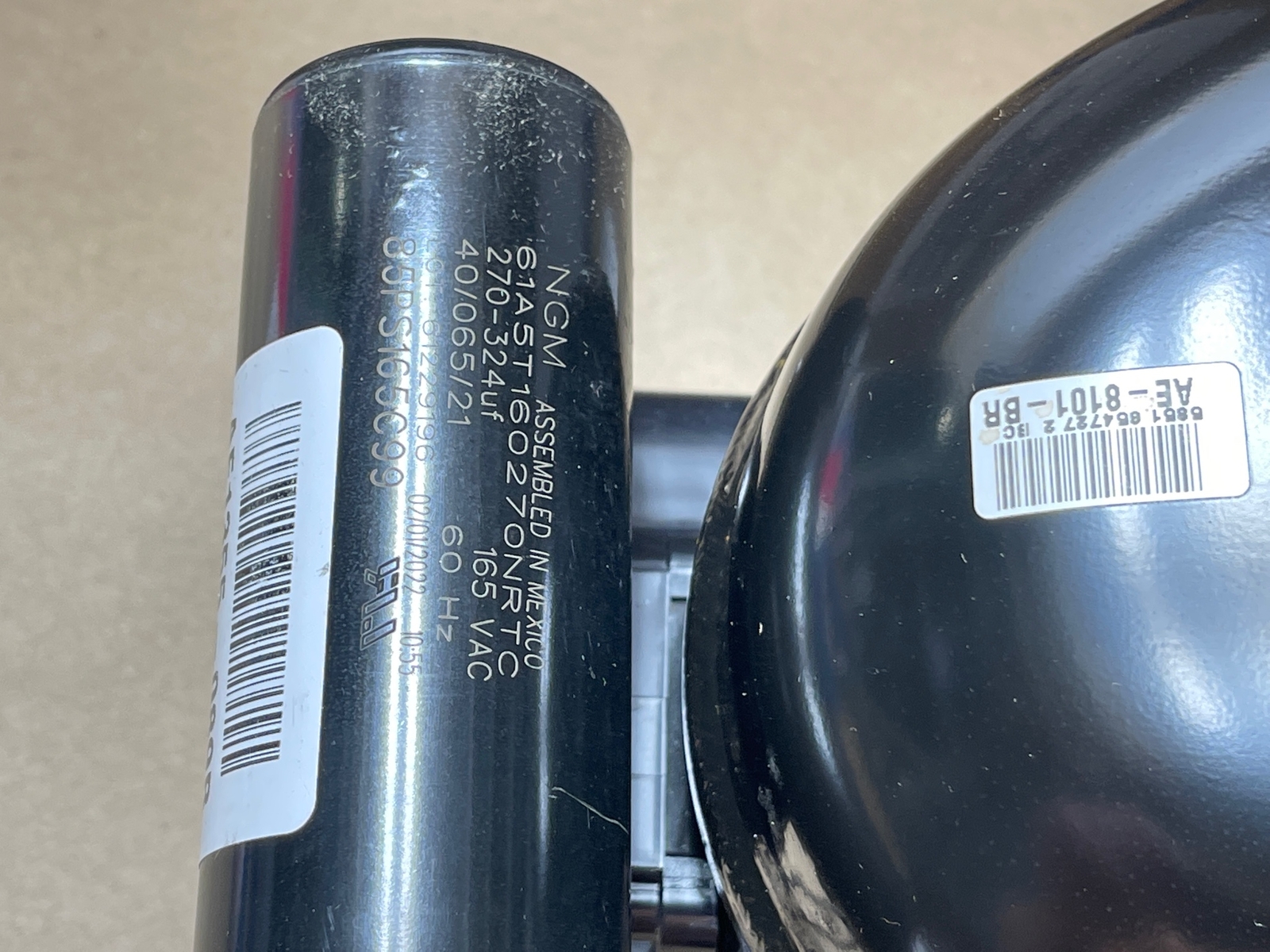 Tecumseh 1/2 Ton 5800BTU Compressor AE1164E-209-J7 AE4450Z-AA1A R404A 115V