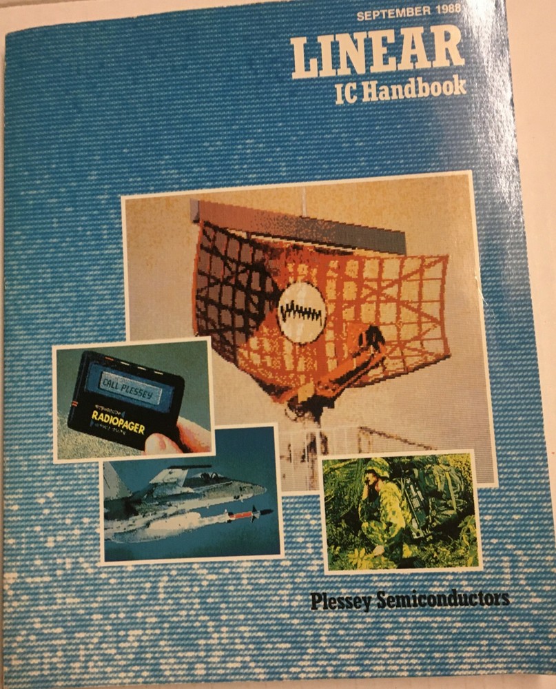 PLESSEY SEMICONDUCTORS LINEAR IC HANDBOOK 1988