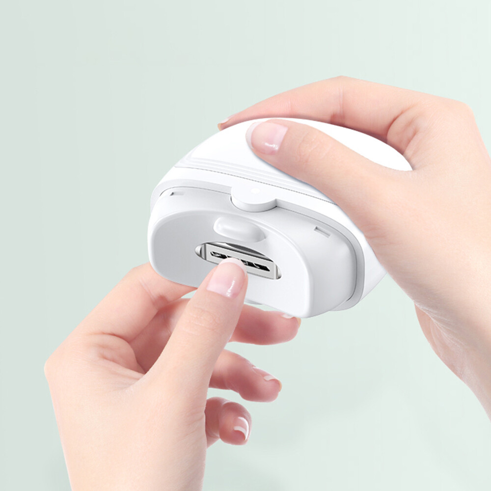 USB electric nail clipper Automatic nail clipper with trimmer