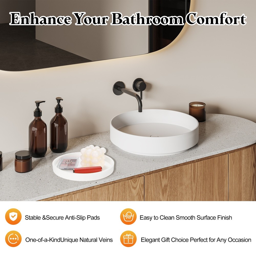 For silicone bath tray 9.1 cm black for bedside table top