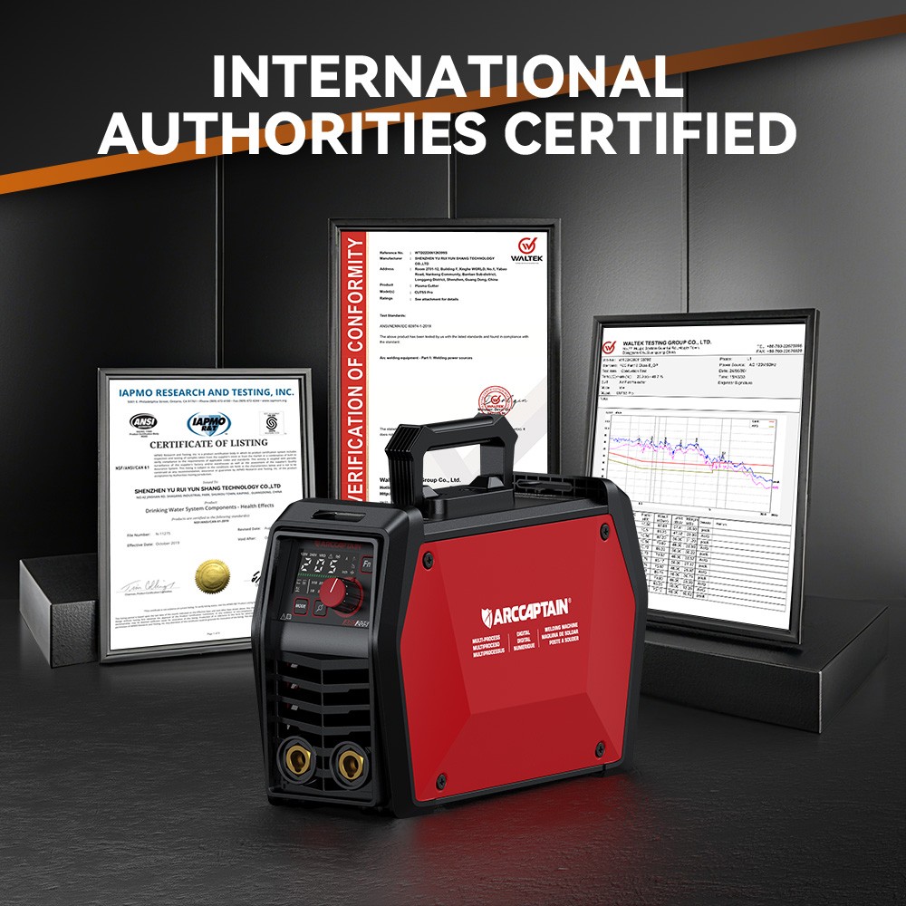 2026 ARCCAPTAIN iControl ARC205 Pro Stick Welder APP Control 205Amp ARC/Lift TIG