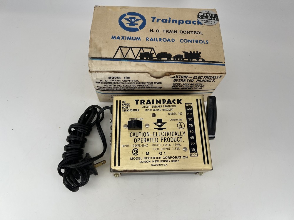 MRC HO Scale Trainpack Transformer Train Tested/Works