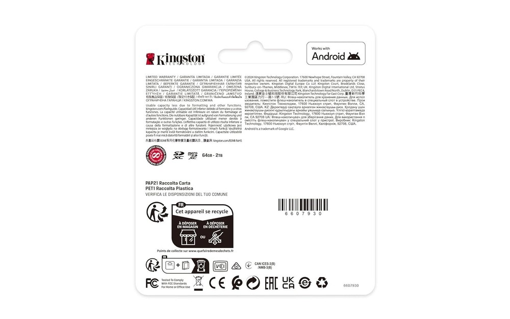 High-Speed 64GB Canvas Select Plus microSD Card | A1 Performance for App Storage