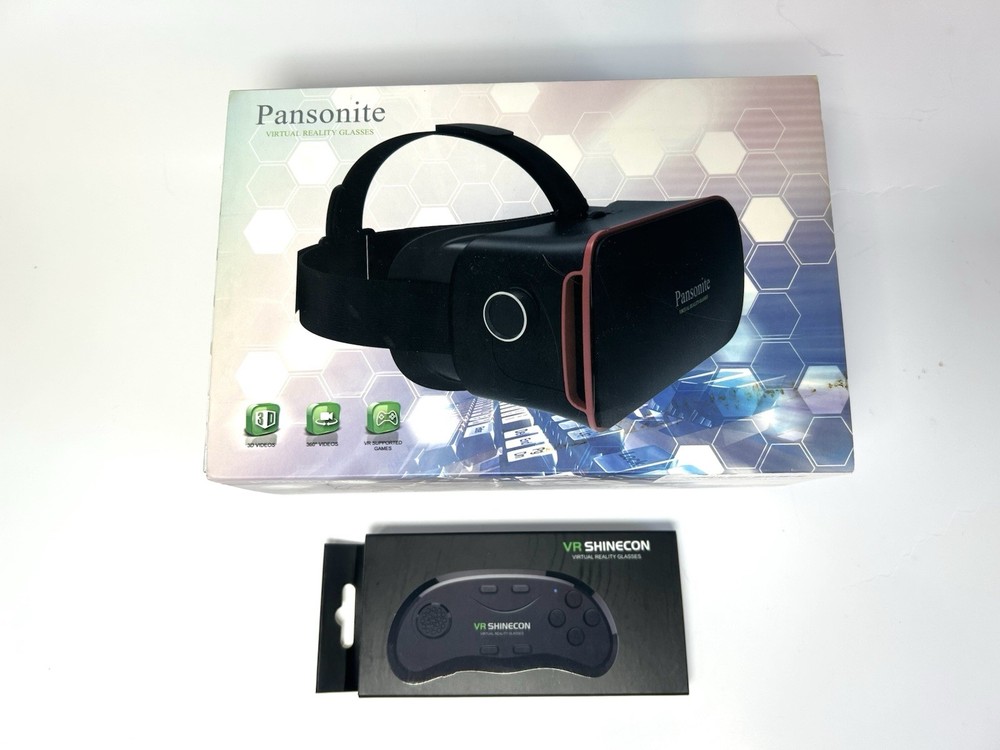 Pansonite Virtual Reality Glasses And VR Shinecon Remote