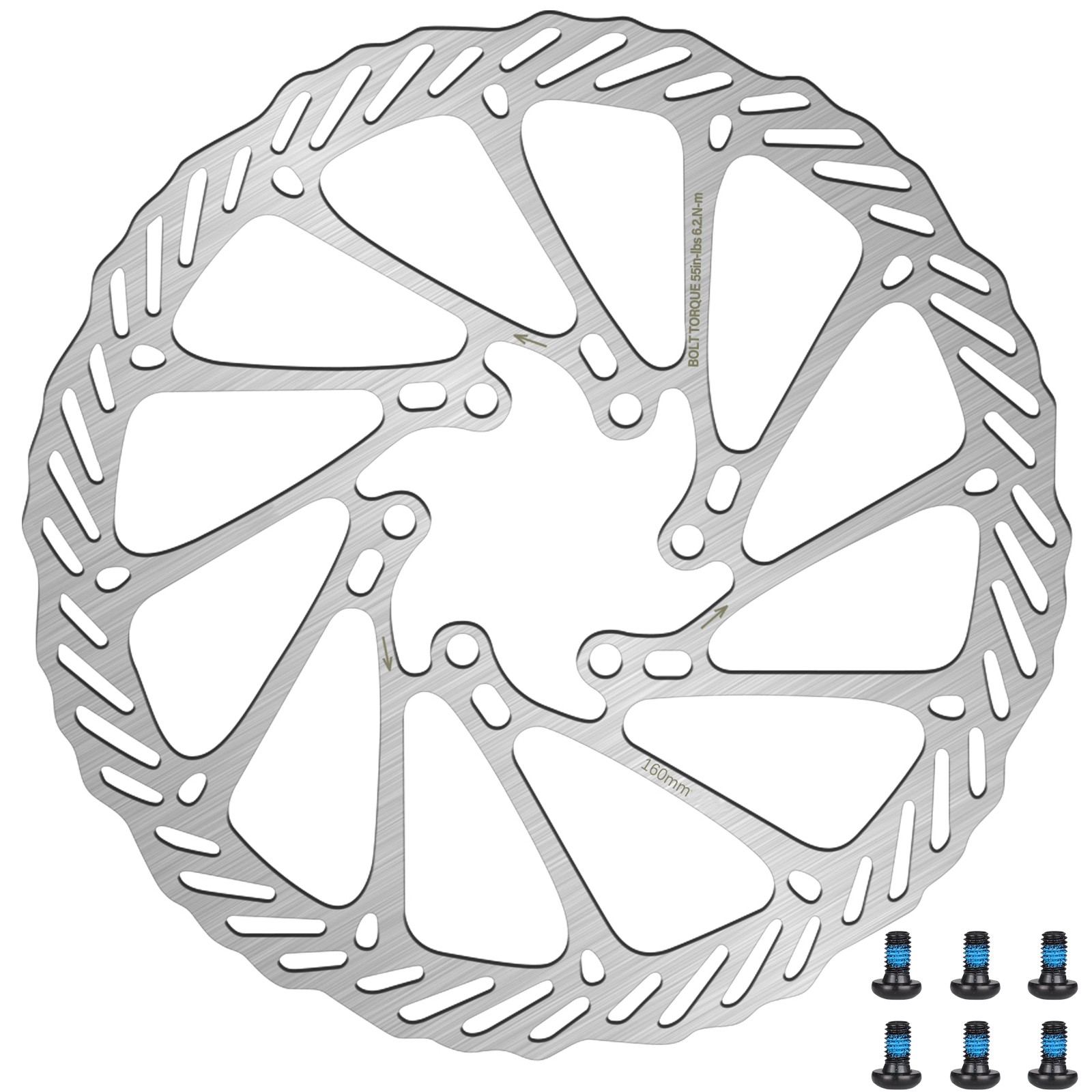 G3 Bike Disc Brake Rotor 160/180/203mm 6 Bolts MTB Road Bicycle For Avid/Shimano
