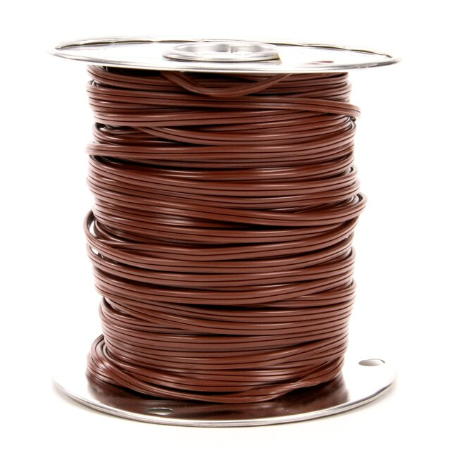 Southwire Lamp Wire 18/2 Brown Stranded 25ft