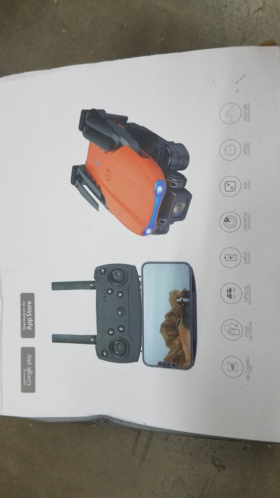 Orange E99 Foldable Dual-Camera Drone with Optical Flow Positioning