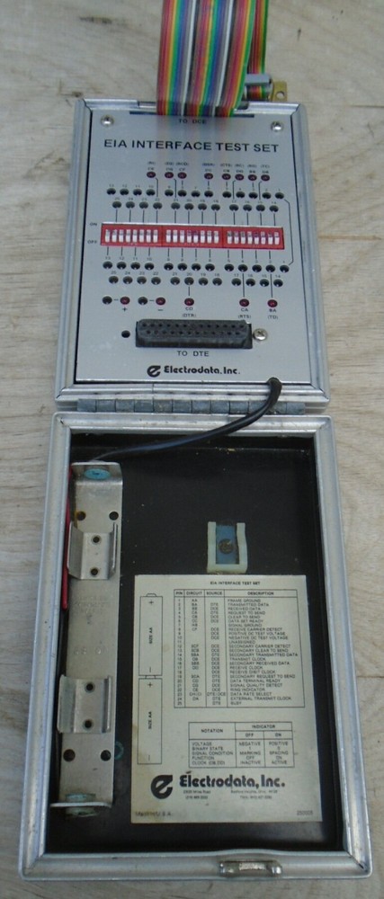 Electrodata EIA Interface Test Set DCE DTE / FREE SHIP