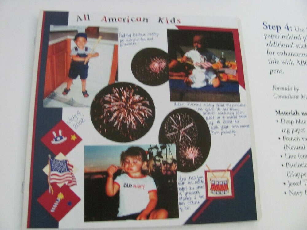 CREATIVE MEMORIES FAST FORMULAS SHOWCASING THE MAKERS LAYOUT IDEA BOOK~NLA~
