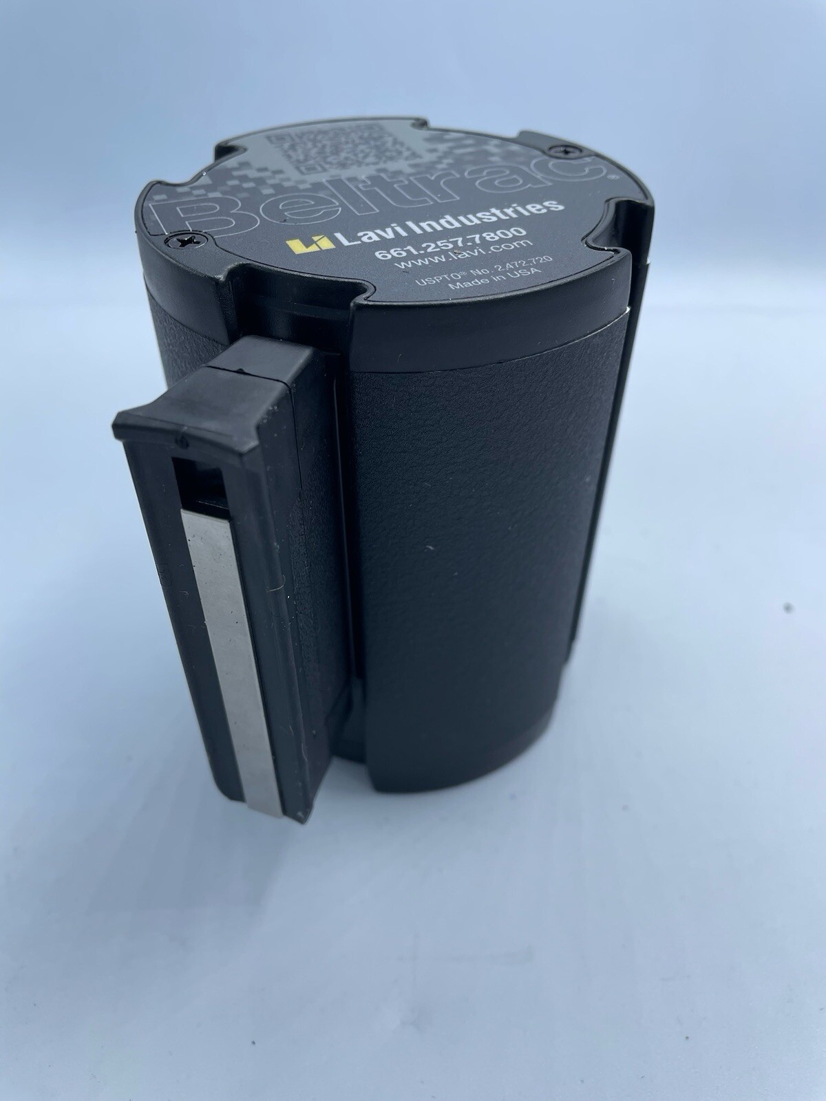 Beltrac Magnetic Retractable Belt, Black/Yellow Crowd Control Barrier 7 - 15 Ft