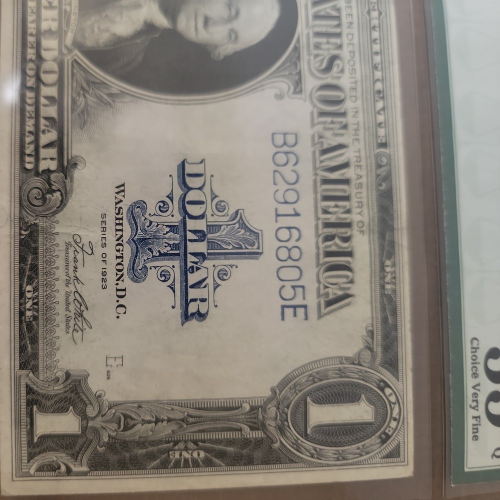 1923 $1 Silver Certificate - PMG 35 EPQ - Fr#238 - Large Size Note