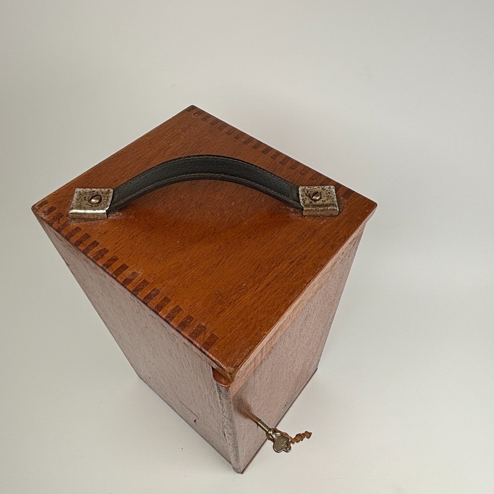 Beck Microscope Model 10 + Objective Lens & Wooden Case Antique