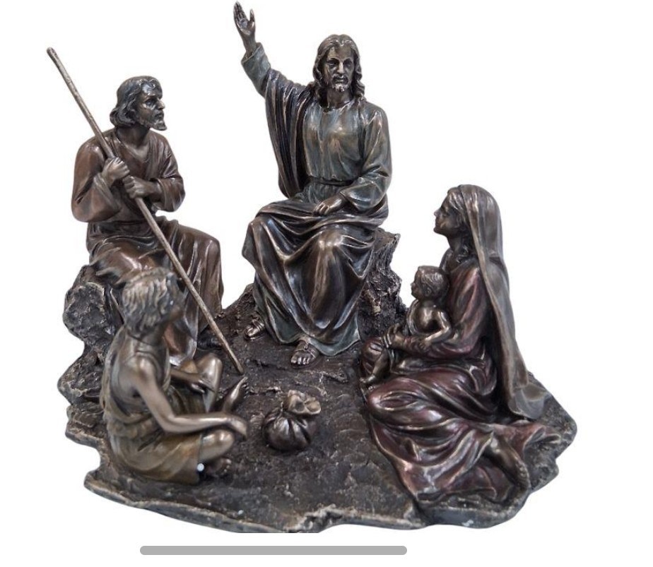 Lucente Sermon On The Mount Bronze Finish Statue