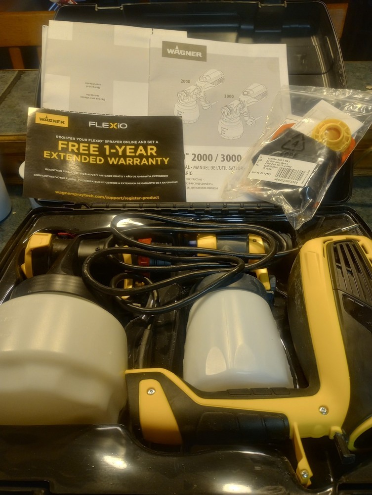 WAGNER Flexio 3000 Handheld Paint Sprayer Excellent Condition