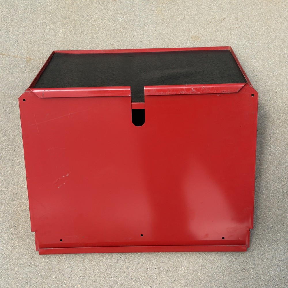 Craftsman Tool Box Side Hanging Folding Table Shelf Bench Tray Red