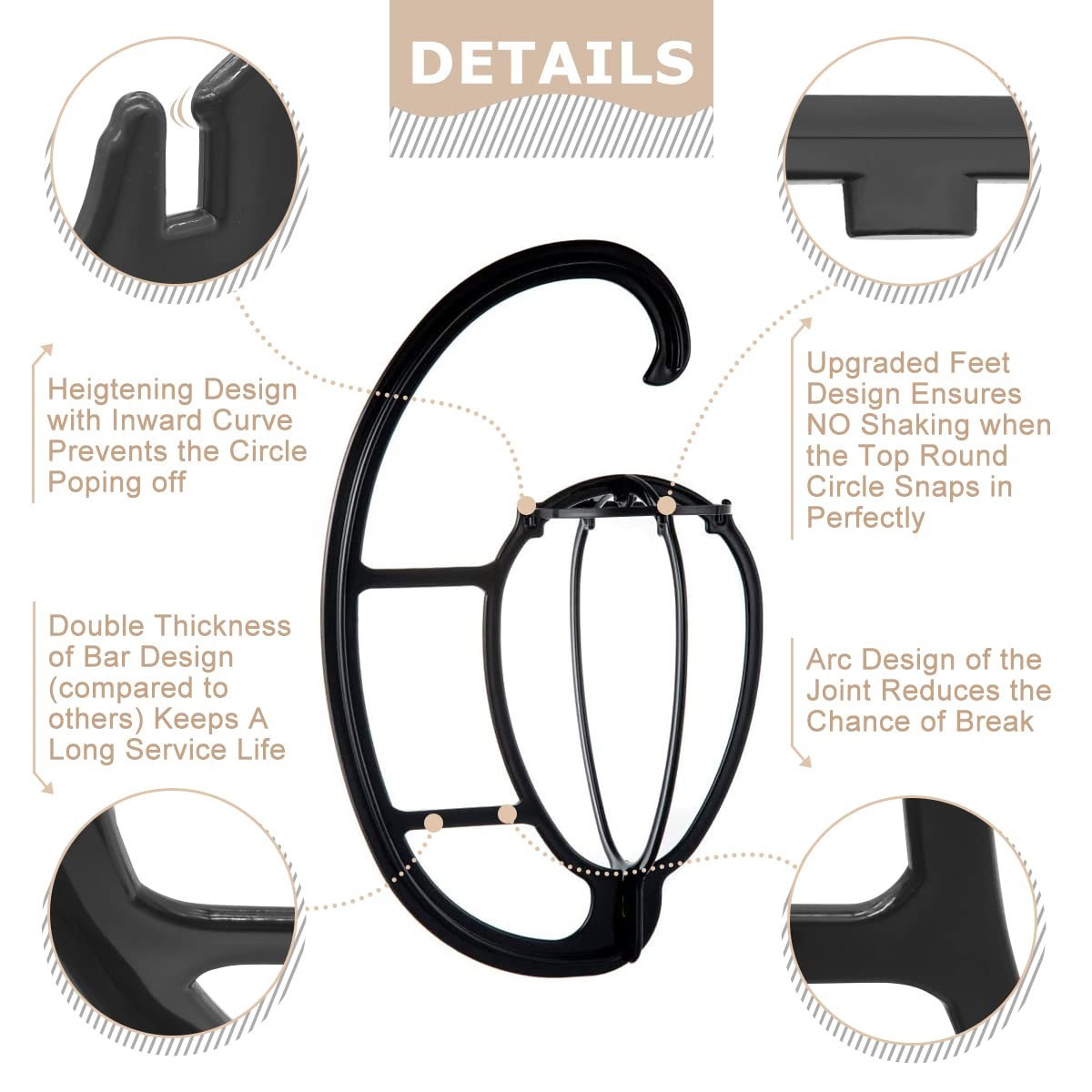 Wig Stand Wig Drying Stand 2 sets