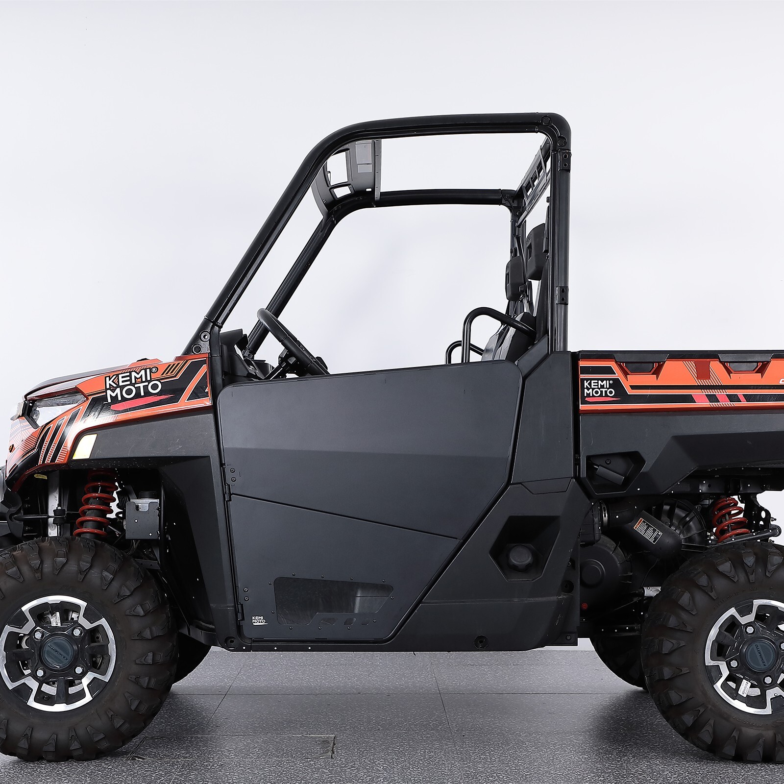 KEMIMOTO Heavy Duty Half Aluminum Doors for Polaris Ranger XP 1000 2018-2026