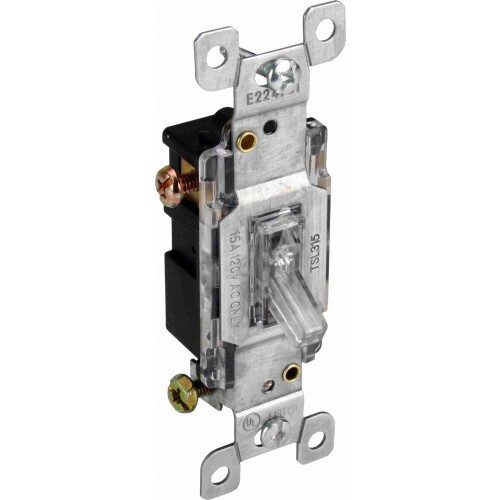 Orbit TSL15-CL 15A S/P TOGGLE SWITCH PILOT CLEAR