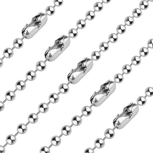Beaded Pull Chain Extension with Connector, 20 Feet Beaded Roller Chain with 30.