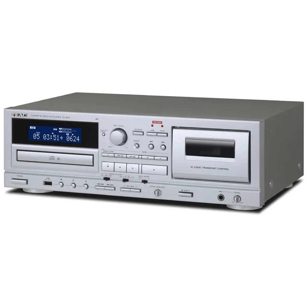 TEAC AD-850-SE cassette deck CD player USB Memory Recording & Playing 100W