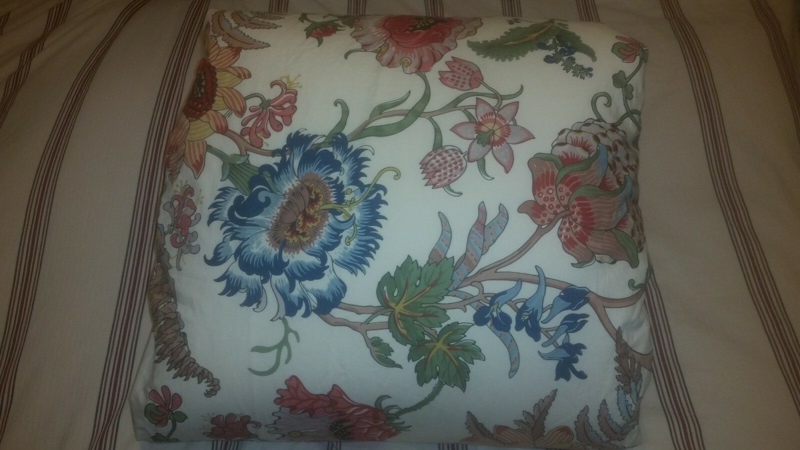 RARE Pottery barn Reagan Palampore Floral TWIN duvet comforter insert