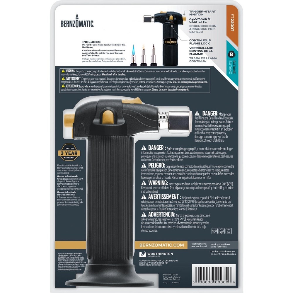 Bernzomatic Maker Precision Torch 330194 Bernzomatic 330194