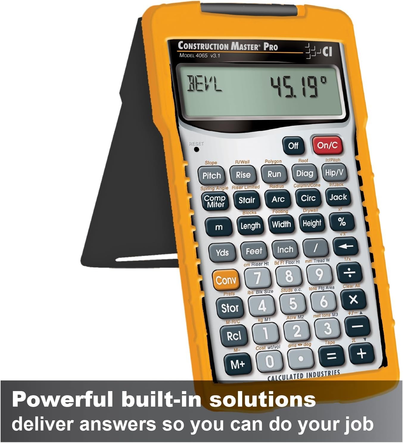 Calculated 4065 Construction Master Math Feet-inch-Fraction Calculator