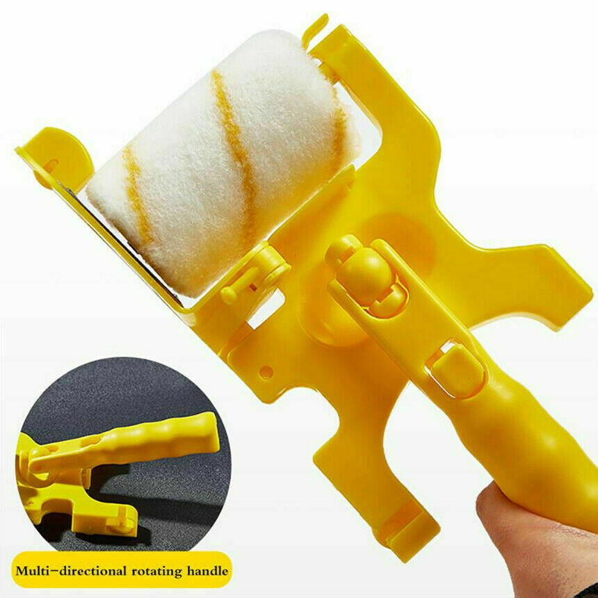 Multifunctional Clean-Cut Paint Edger Roller Brush Safe Tool Wall Corner Ceiling