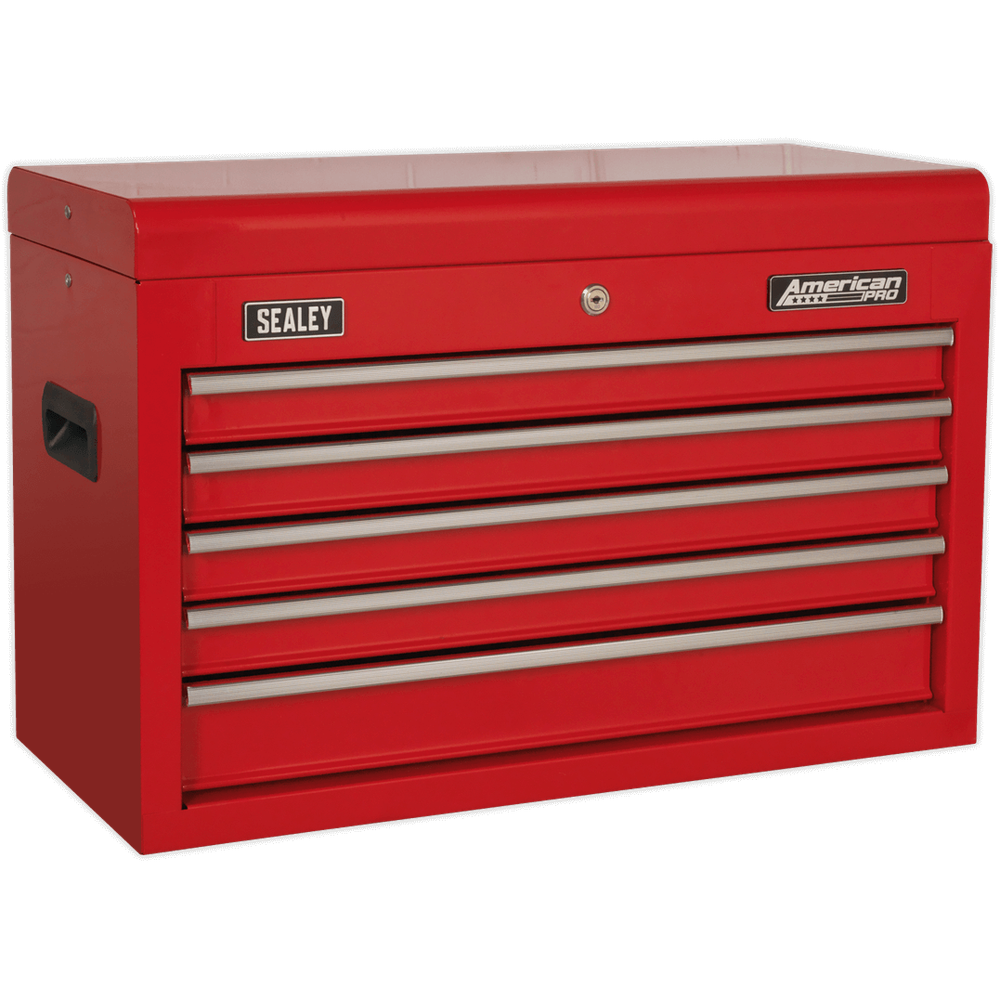 Sealey American Pro 5 Drawer Tool Chest Red