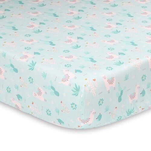 The Peanutshell 3-Piece Litte Llama Crib Bedding Set *New*