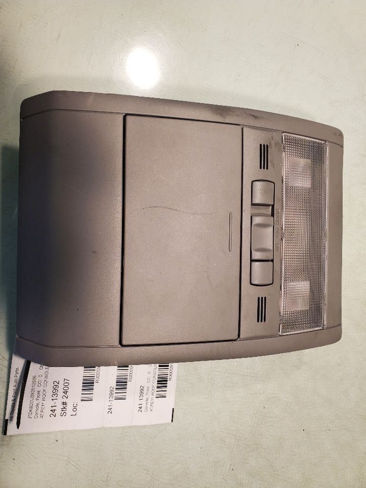 Console Front Roof Without Navigation Fits 04-09 PRIUS