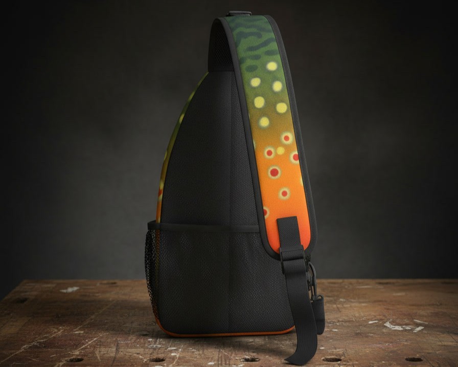 Graywolf Brook Trout Sling Pack — Lightweight, Waterproof - Chest Pack