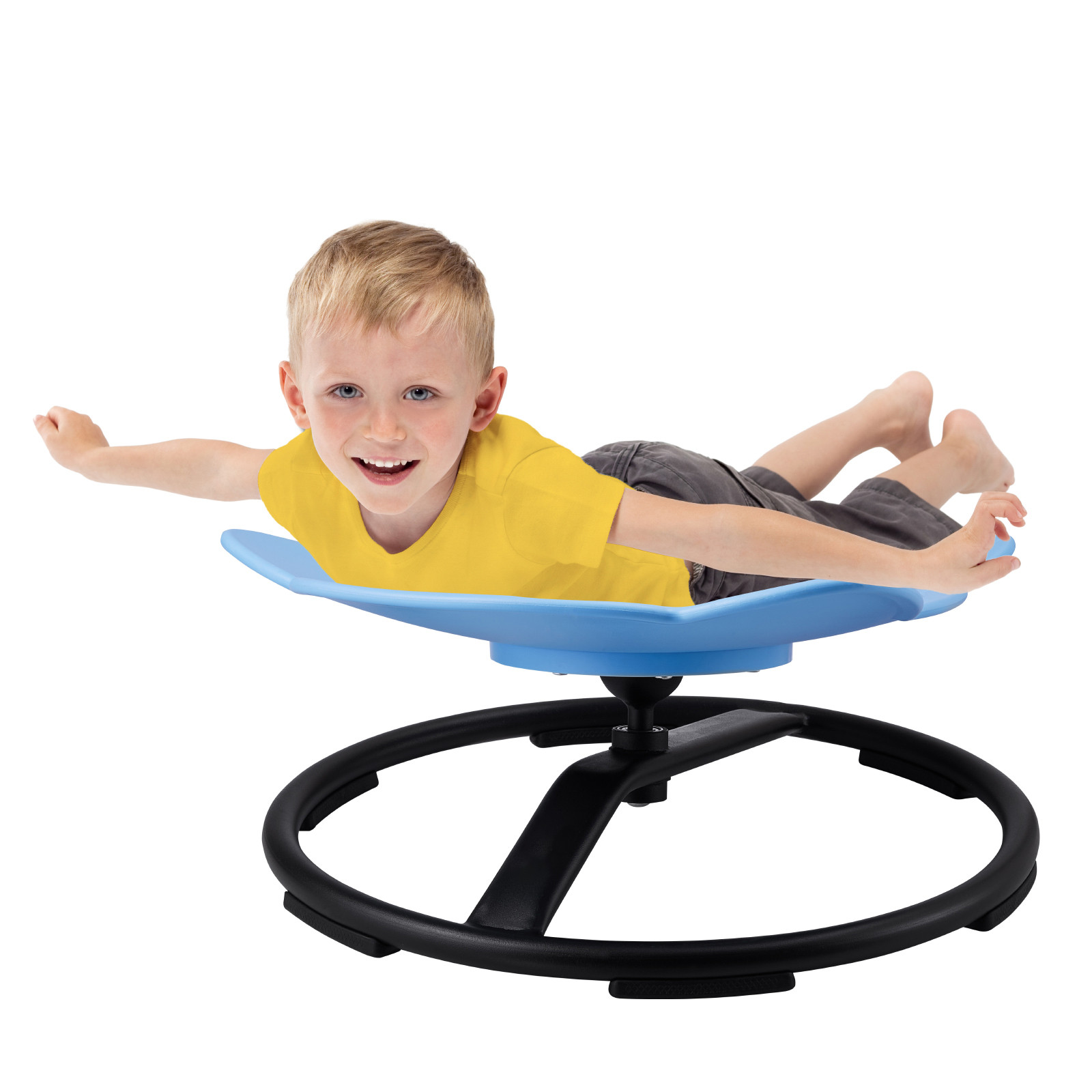 Elephant Kids Spinning Chair 220 lbs Sensory Swivel Chair Seat Blue