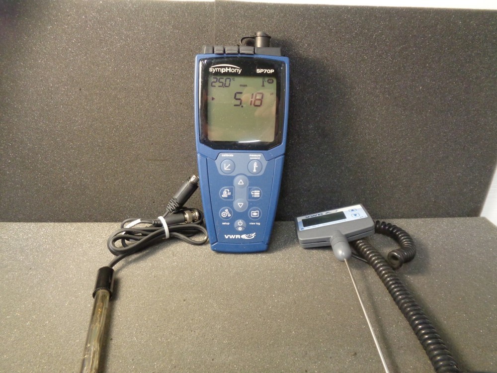 VWR SympHony SP80PC Multi-parameter pH Meter W 2 Probes VT-5 & 14002-860