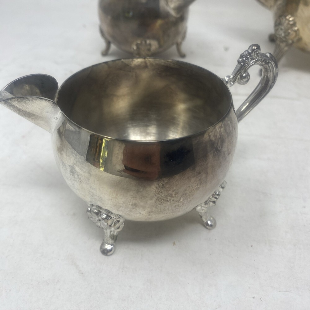 Silver Plated Tea Set 4 Piece