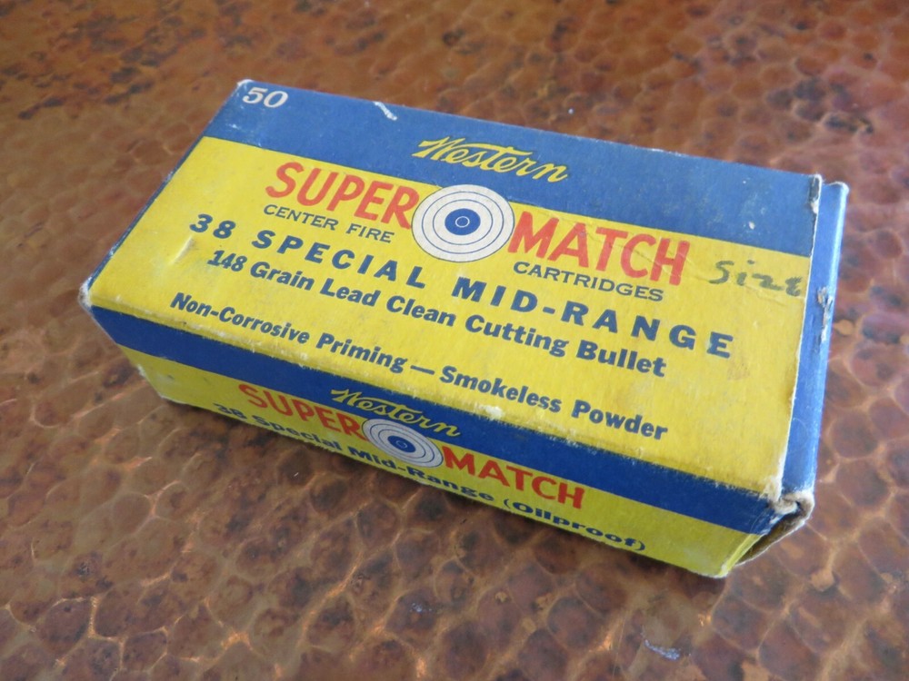 Western 38 Special Mid-Range Clean Cutting 38MSP Box with Insert