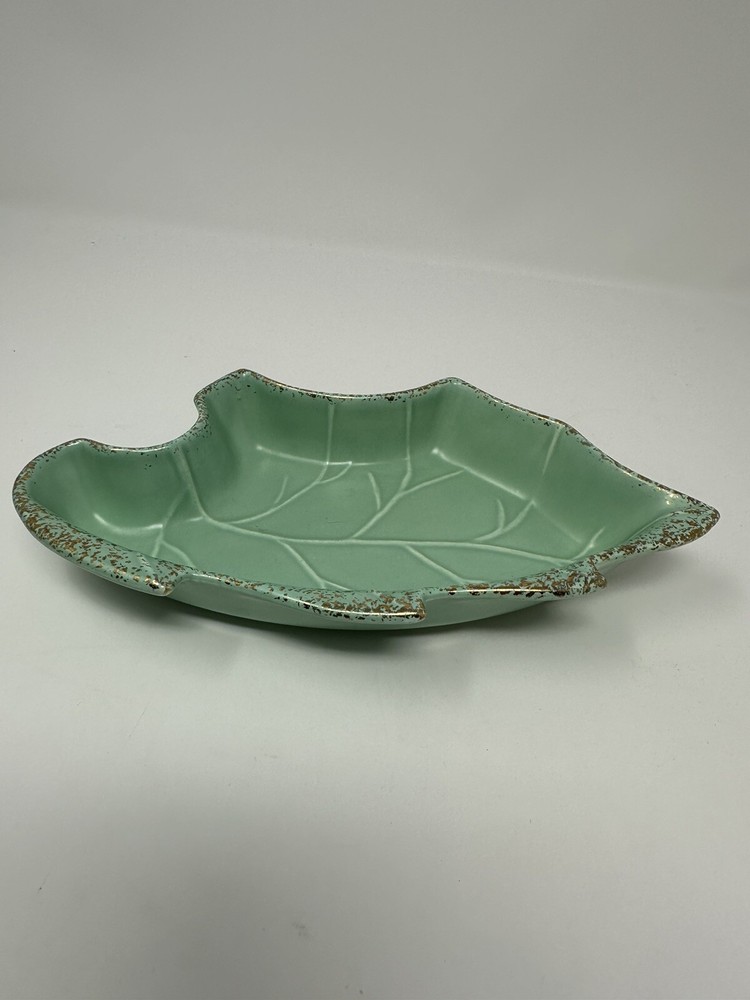 Green Leaf Dish Made in USA