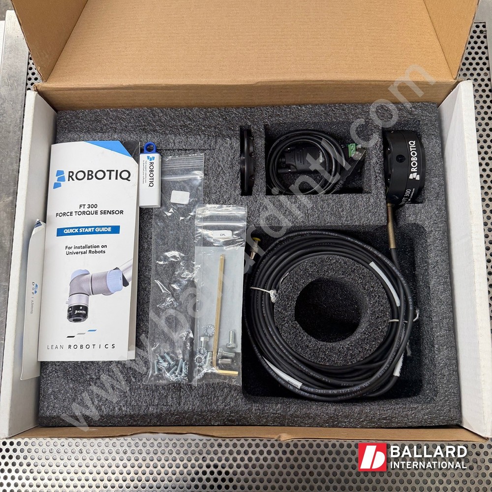 ROBOTIQ FT 300 Force Torque Sensor FULL KIT Complete w/ Coupling, Cables, & USB