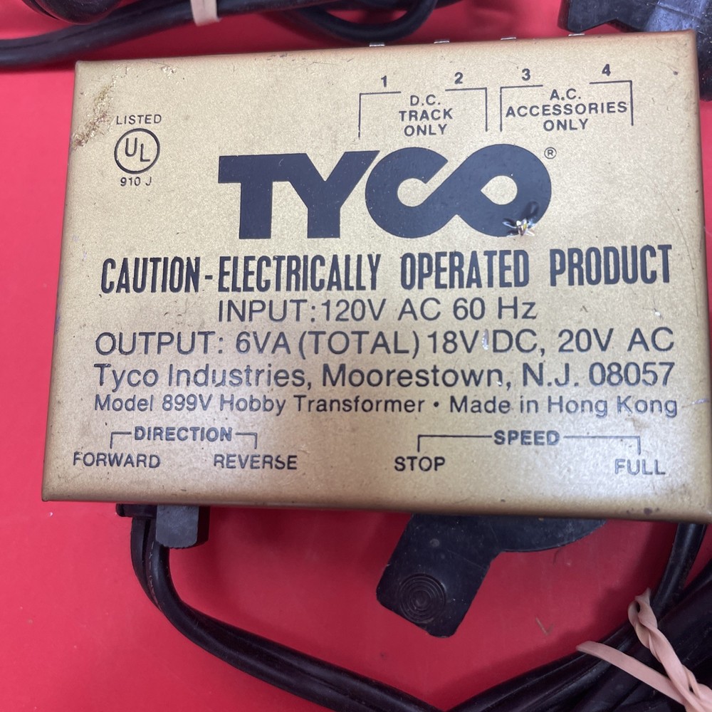 Vintage Tyco Electrain Train Transformers-Untested Lot 7