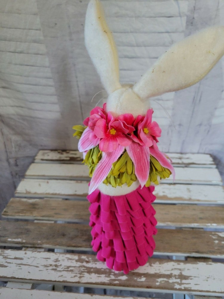 Bunny Easter dragonfly spring decor plush shabby chic
