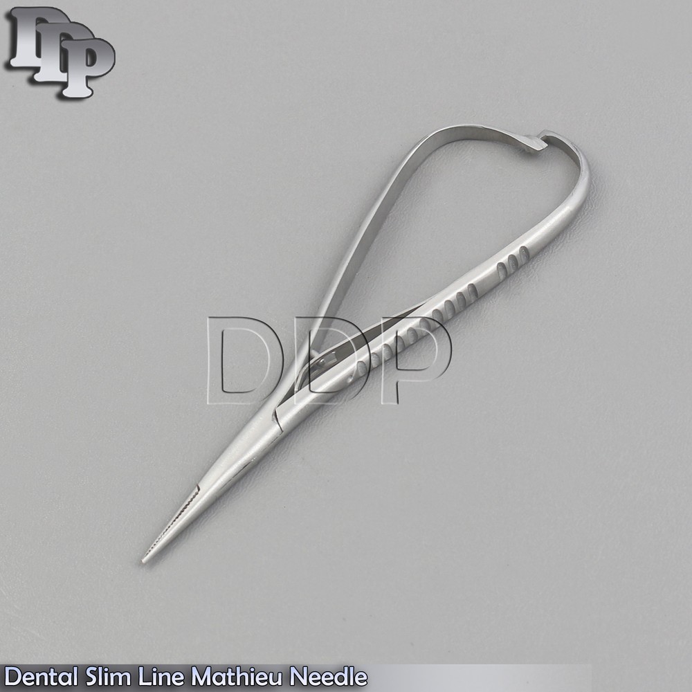 Dental Slim Line Mathieu Needle Holder Forceps Orthodontic Suture Plier