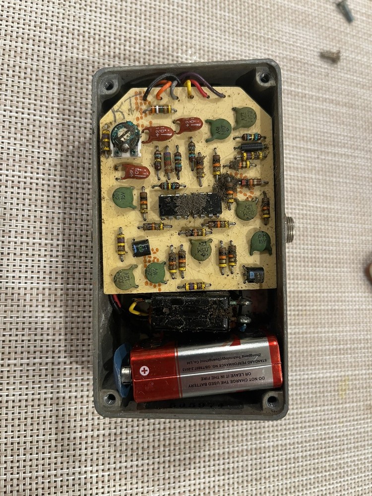 MXR MX-105 Phase 45 Phaser Shifter Script Logo Vintage Guitar Effect Pedal
