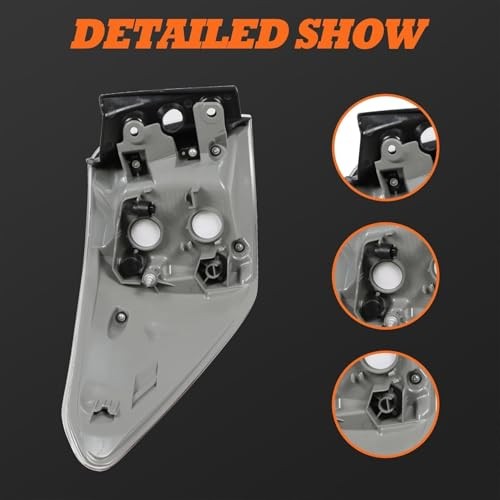 Outer Tail Light Passenger Side Compatible with Highlander 2014 2015 2016 Right