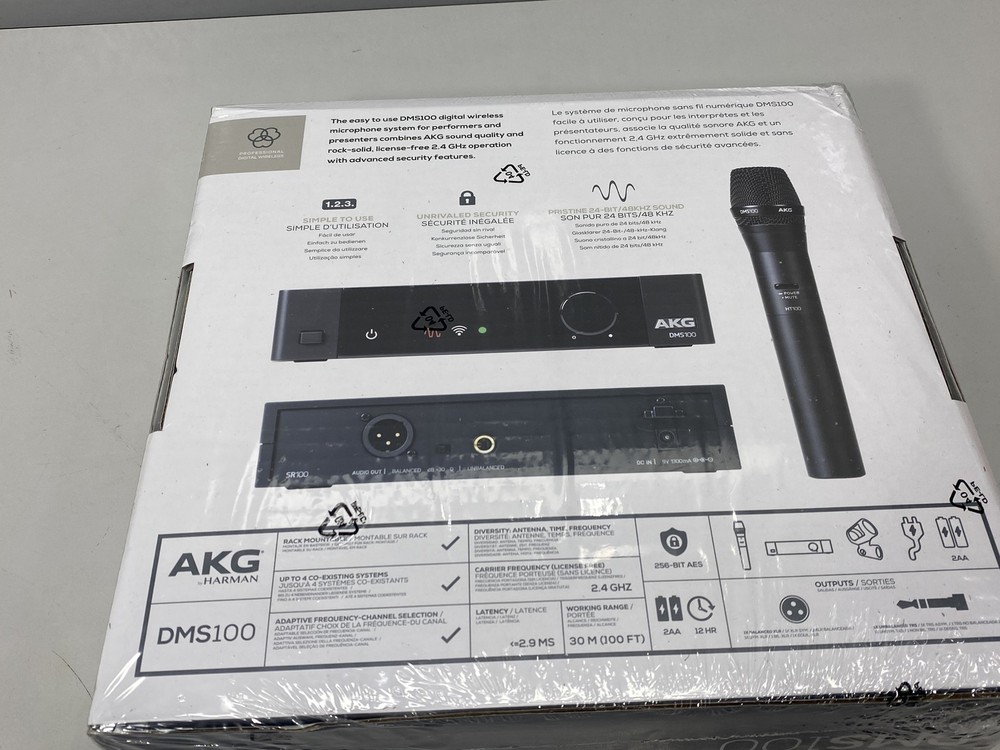 AKG DMS100 Digital Wireless Handheld Microphone System